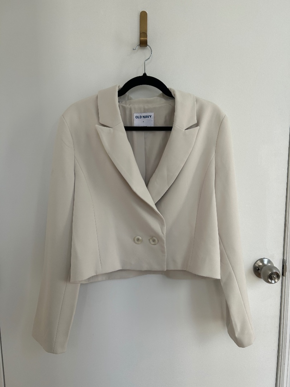 Old Navy | Cream Crop Blazer